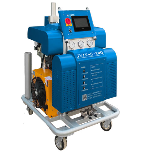 酒店隔墻隔音噴涂全水聚氨酯發泡設備(圖1) 液壓聚氨酯噴涂機