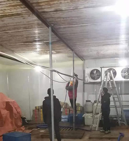 聚氨酯噴涂冷庫保溫(圖1) 聚氨酯噴涂冷庫保溫