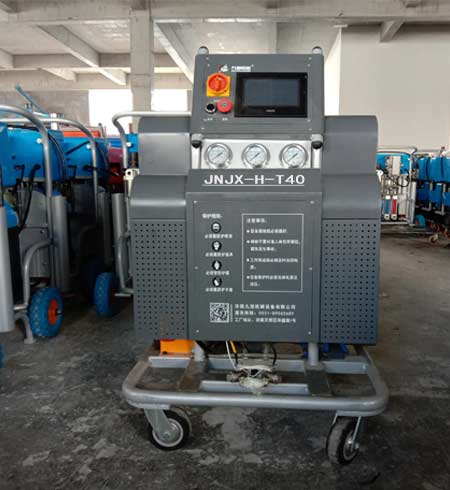 泡沫雕塑用什么硬化(圖1) JNJX-H-T40聚脲材料噴涂機