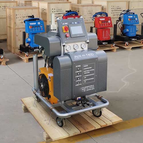 發(fā)泡外墻保溫(圖1) JNJX-H-T40聚氨酯保溫發(fā)泡機