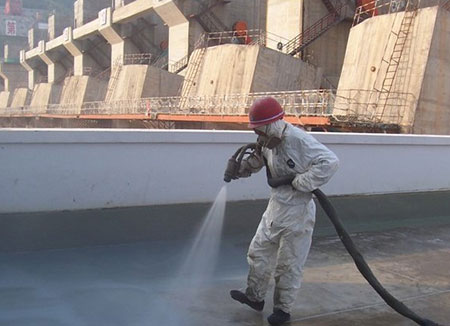 水利工程聚脲施工(圖1) 水利工程聚脲施工