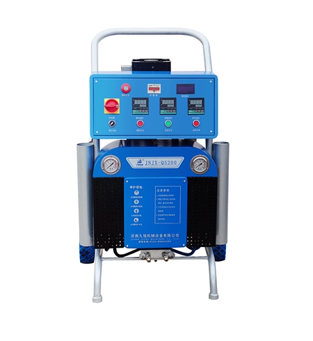 泡沫雕塑噴涂硬化聚脲材料施工(圖2) JNJXQ5200型泡沫雕塑噴涂硬化聚脲材料施工噴涂機